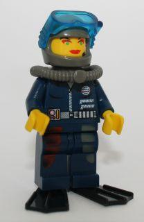 LEGO Minifigure-Cam with Black Flippers, Mission Deep Sea-Alpha Team / Mission Deep Sea-ALP023-Creative Brick Builders